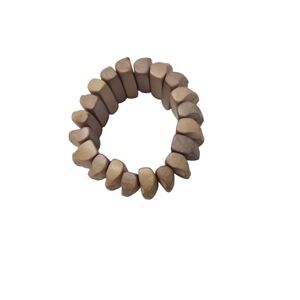 Wooden Beaded Stretch Bracelet